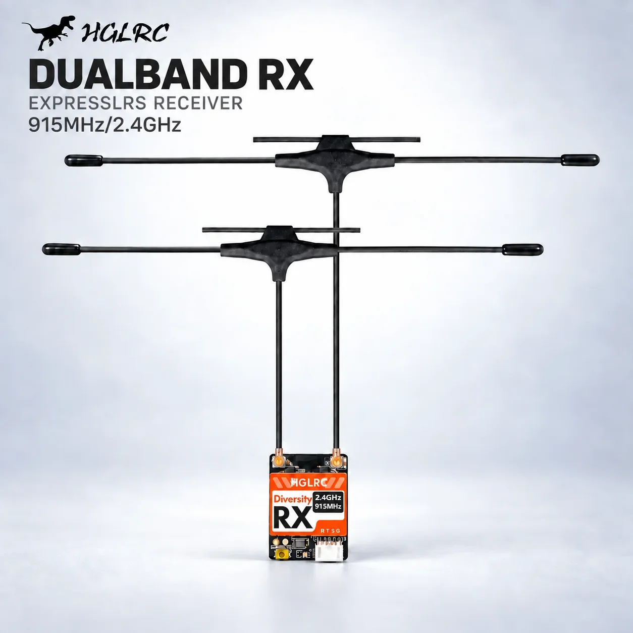Drone Antenna - جهاز استقبال HGLRC ثنائي النطاق RX