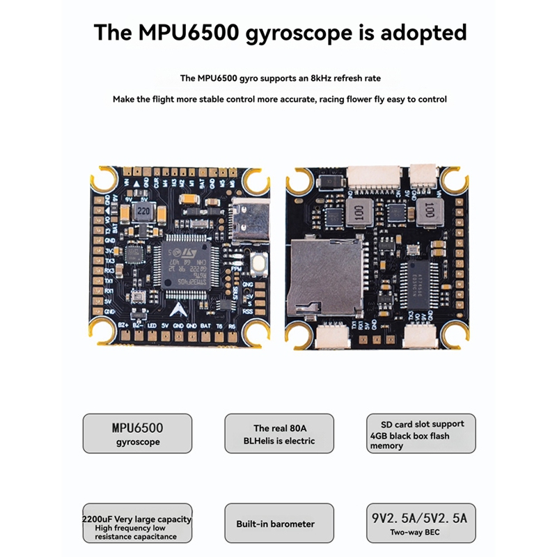 80A + F405/F722 STACK لطائرة ب - مراجعة Drone Flight Controller وسعره
