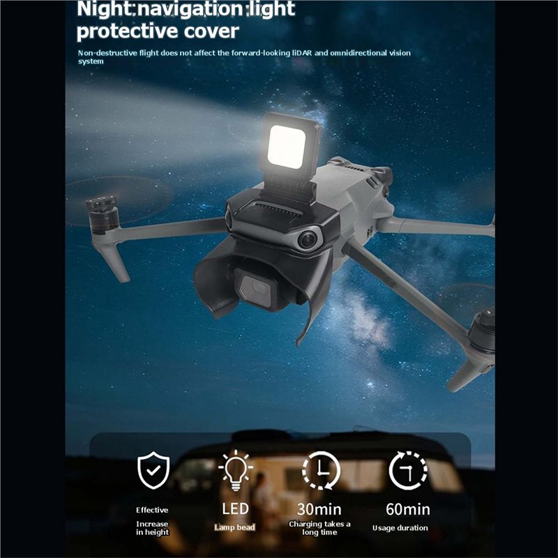 مصباح طيران ليلي للطائرات بدون - مراجعة Drone Led Light وسعره