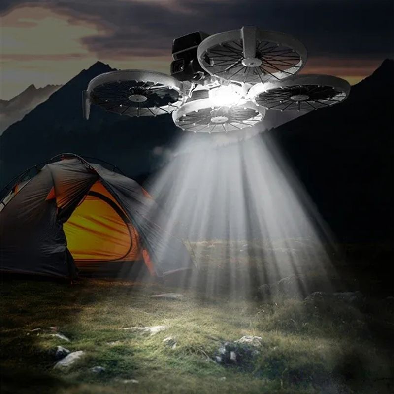 ABZZ-مصباح ليلي LED لطائرة DJI - مراجعة Drone Led Light وسعره