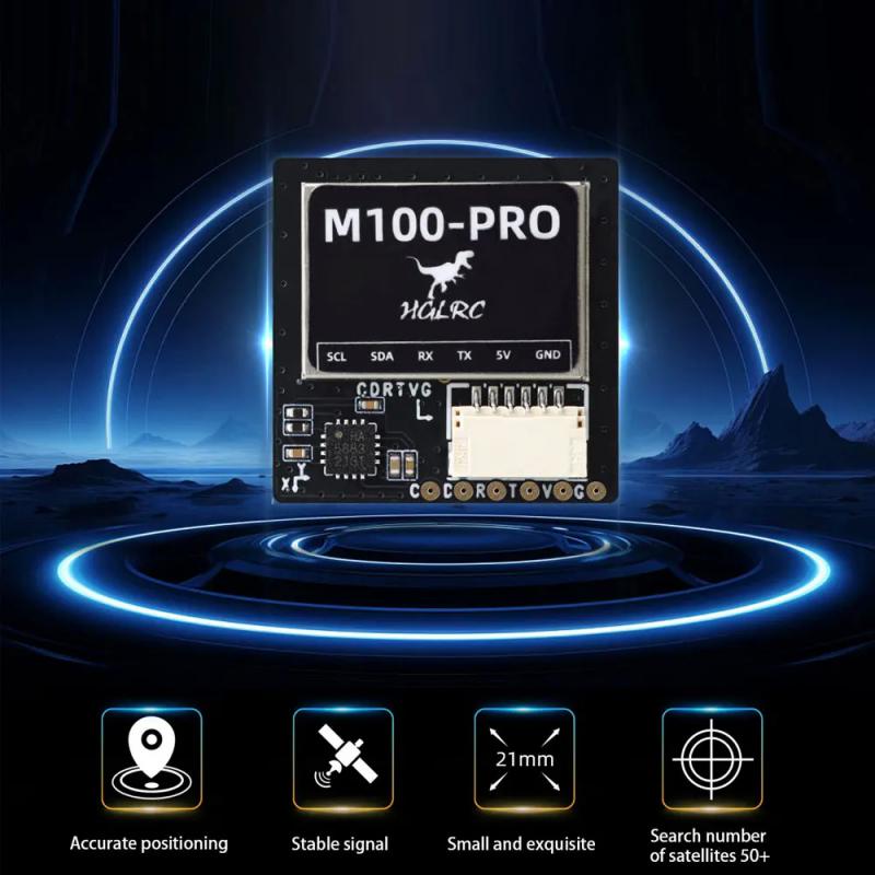شريحة GPS HGLRC M100 PRO B101  - مراجعة Drone Compass وسعره